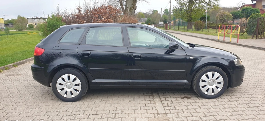 Audi A3 cena 19300 przebieg: 259777, rok produkcji 2007 z Białogard małe 191